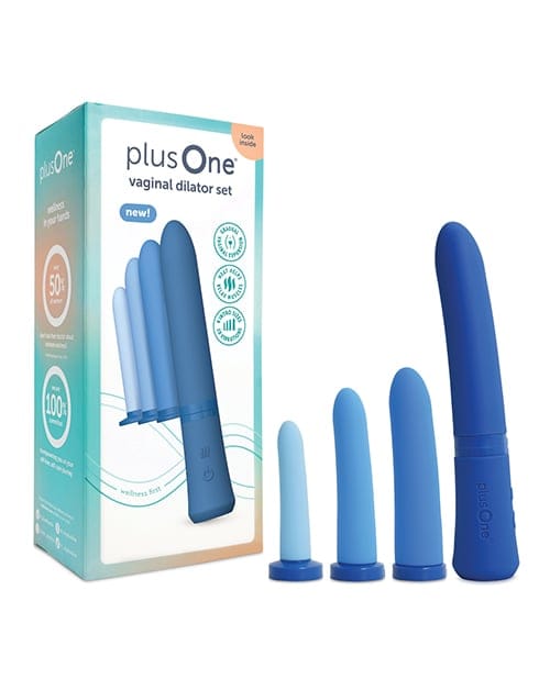 plusOne - Progressive Rechargeable Vaginal Dilator Set PO1015 Durio.sg