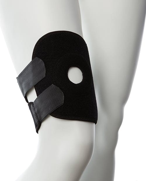 Gender Fluid - Padded Thigh Rider Strap-On Harness S-L (Black) GF1001 Durio.sg