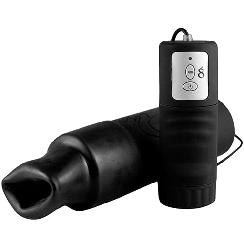 ToysHeart - Mimizusenbiki Black Edition Vibrating Male Masturbator TH1228 Durio.sg