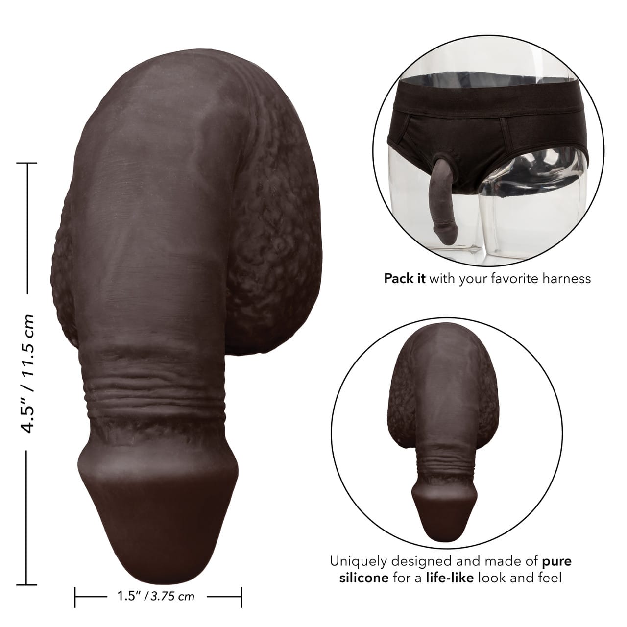 CalExotics - Packer Gear 5-Inch Silicone Packing Penis Packer Durio.sg