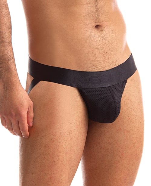 665 - Stealth Sheer Men's Jockstrap Underwear (Black) Durio.sg