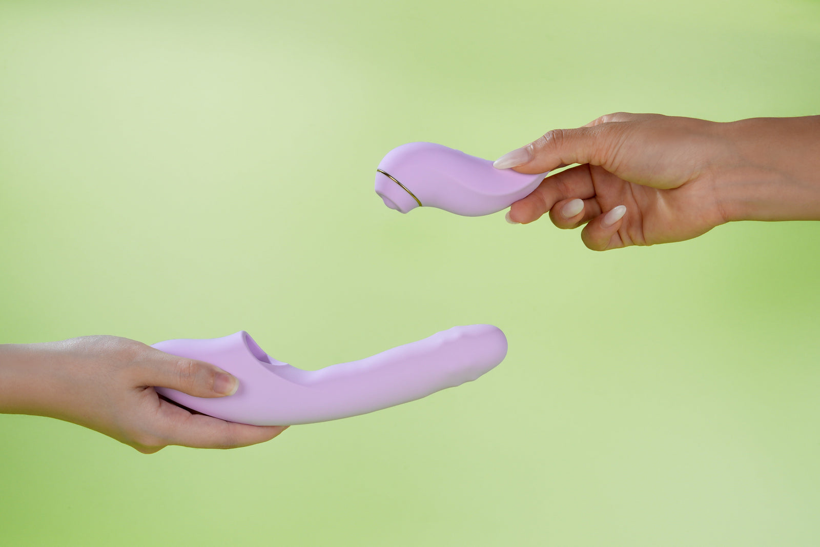 Svakom - DuoGlow App-Controlled Thrusting Beaded G-Spot Vibrator Set