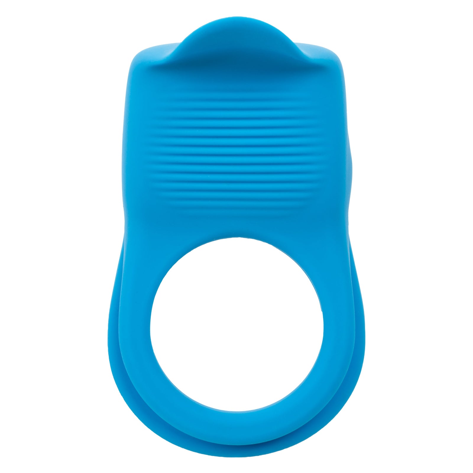 CalExotics - Rumbler Dual-Ring Vibrating Cock Ring (Blue) - Blue