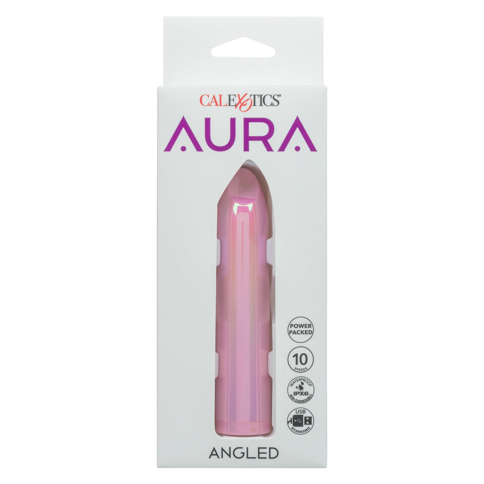CalExotics - Aura Angled Bullet Vibrator (Pink) - Pink