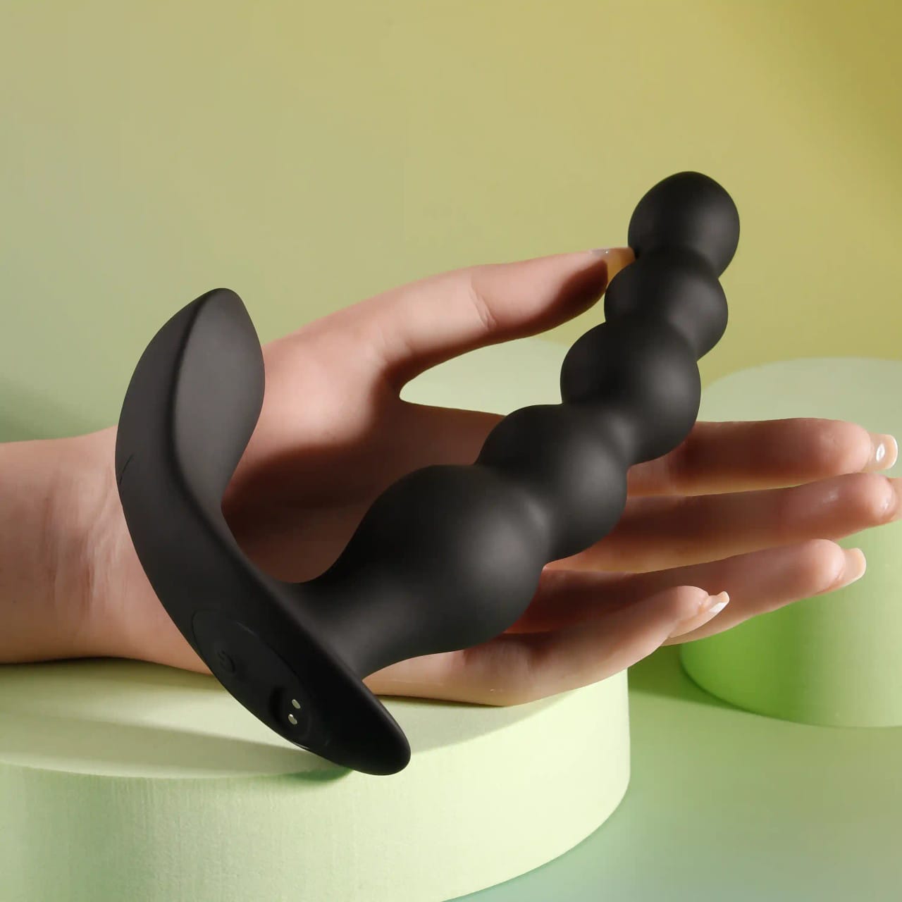 Evolved - Bead Me Up Remote-Controlled Vibrating Anal Beads (Black) EV1213 Durio.sg