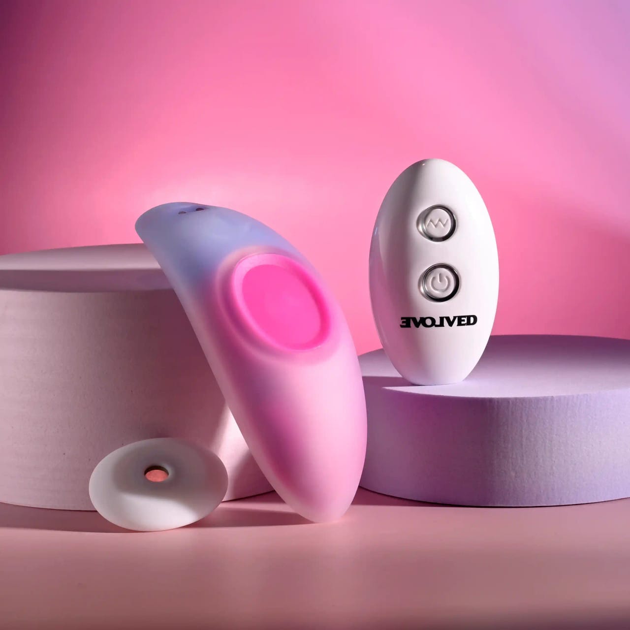 Evolved - Paradise Panty Remote-Controlled Wearable Vibrator (White) EV1211 Durio.sg