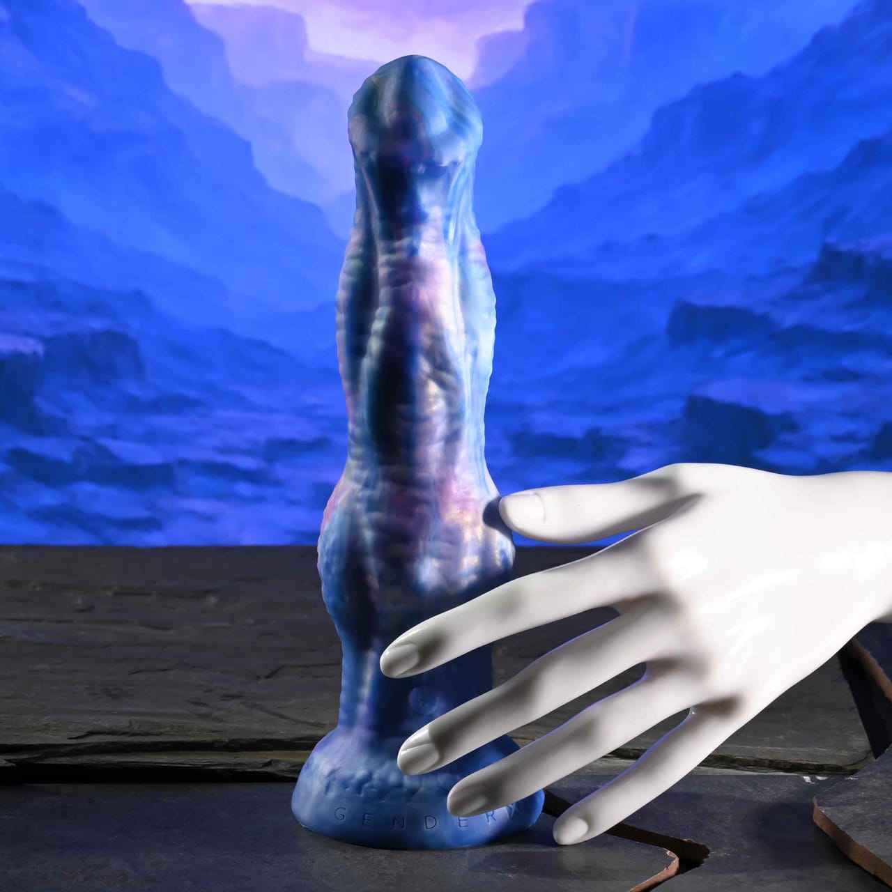 Gender X - Wildest Dreams Remote-Controlled Thrusting Fantasy Dildo (Multi Colour) GX1003 Durio.sg