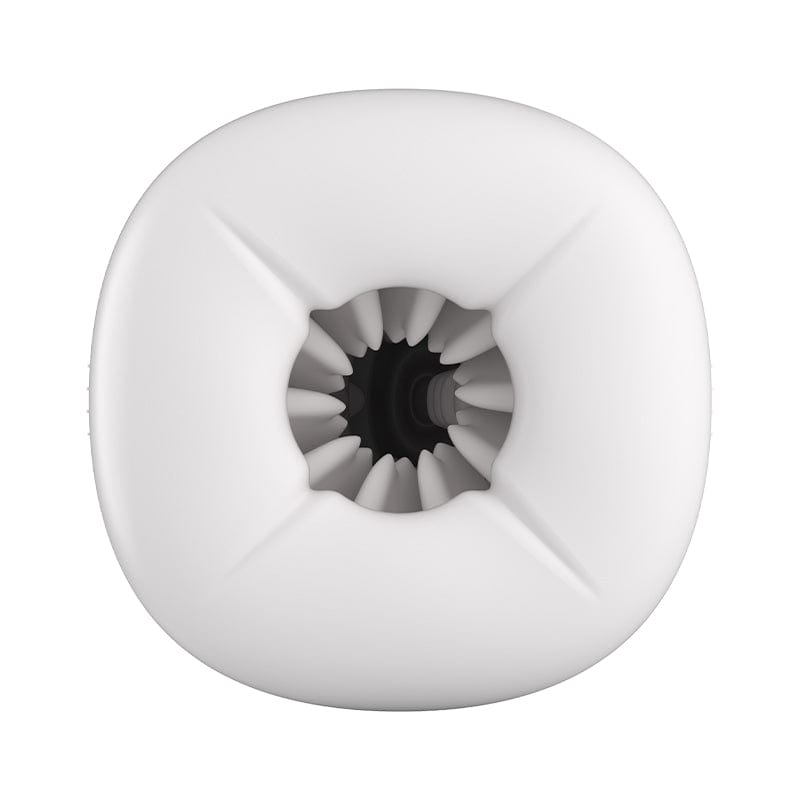 AK - Super S1 Heat Thrusting Masturbator (White) - Masturbator Soft Stroker (Vibration) Rechargeable Durio.sg