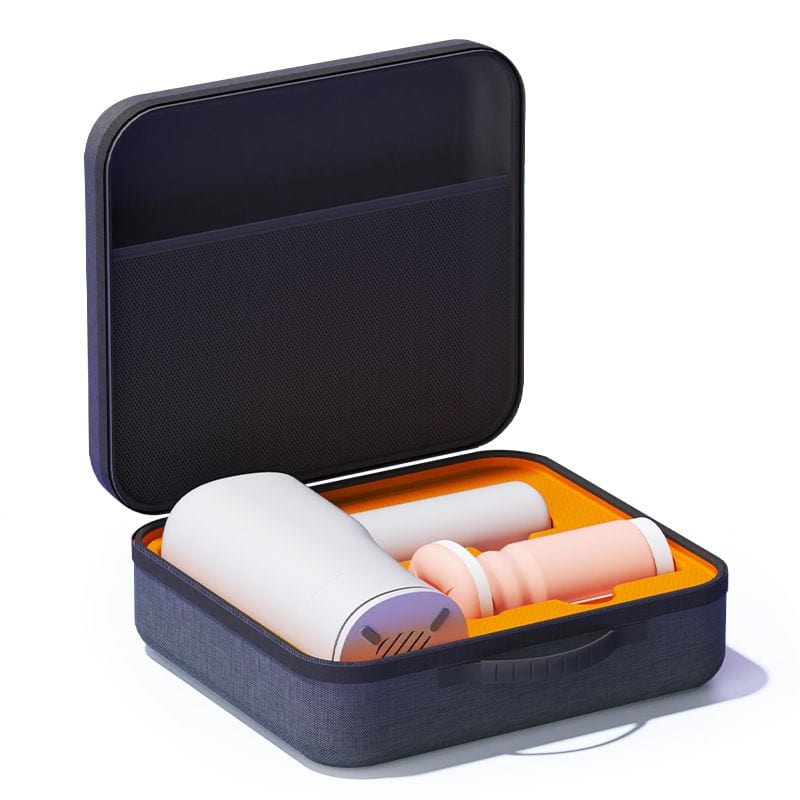 AK - Super S1 Pro Automatic Stroker Masturbator (White) - Masturbator Soft Stroker (Vibration) Rechargeable Durio.sg