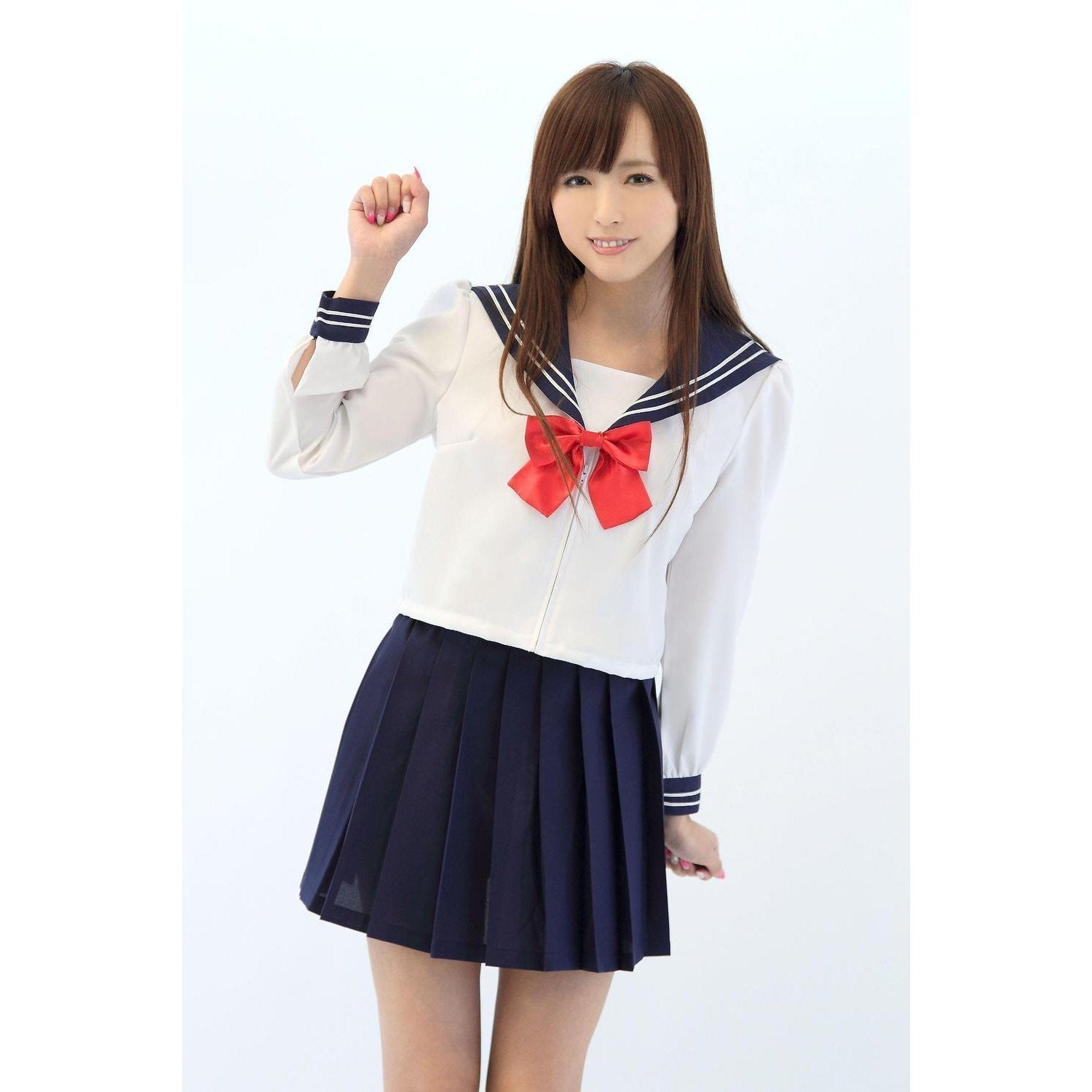 A&T - AKIBA Innocent Long Sleeve Sailor Costume Suit (Multi Colour) - Costumes Durio.sg