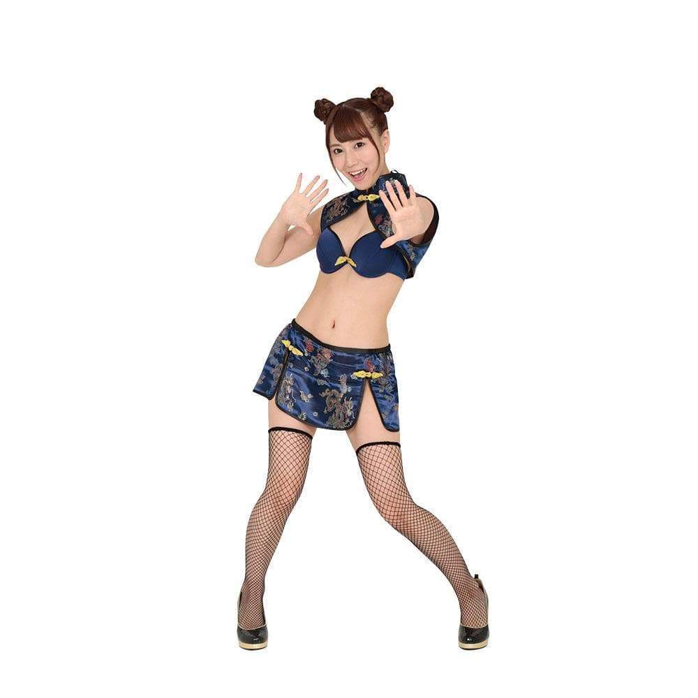 A&T - Togenkyo China CheongSam Bikini Costume (Blue) - Costumes Durio.sg