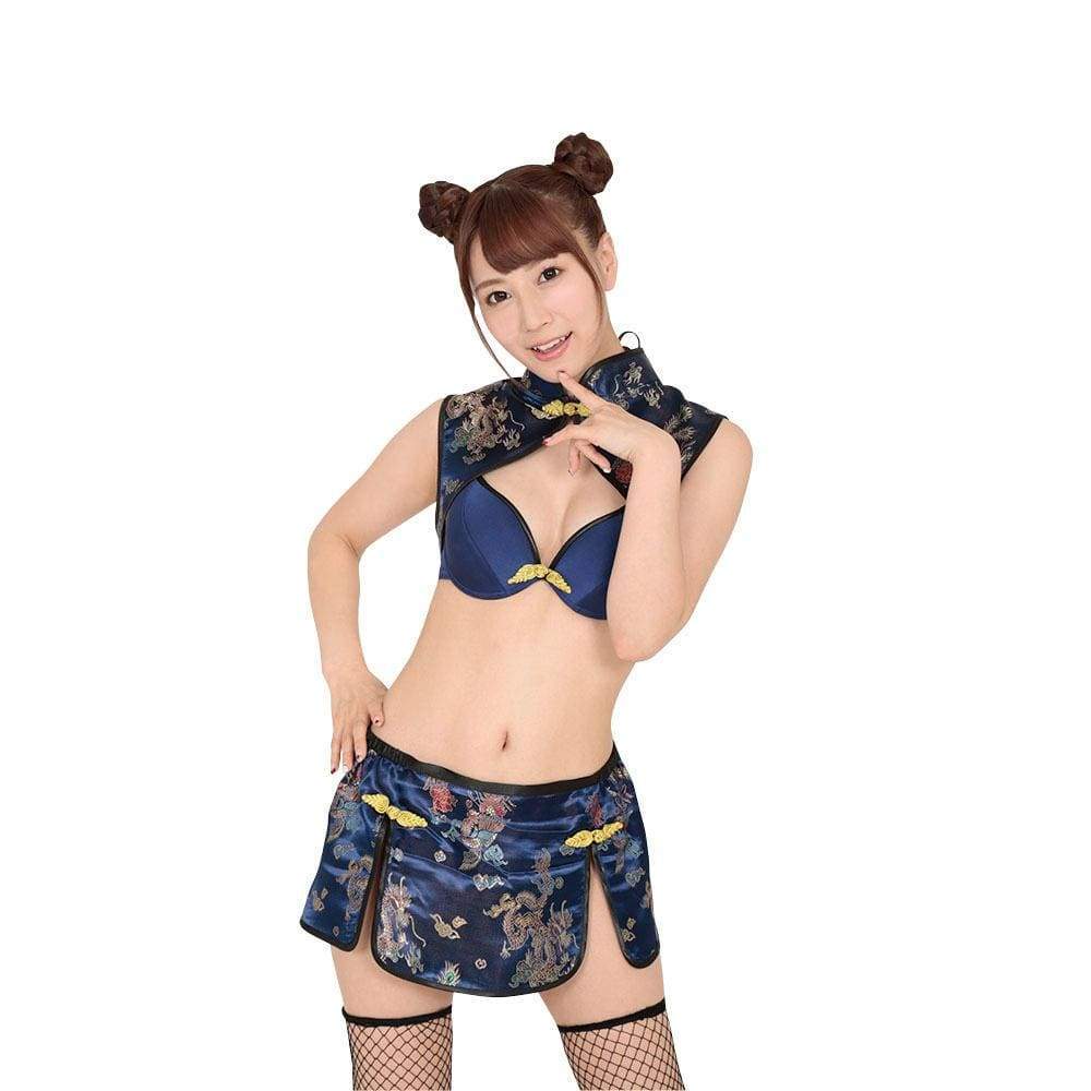 A&T - Togenkyo China CheongSam Bikini Costume (Blue) - Costumes Durio.sg