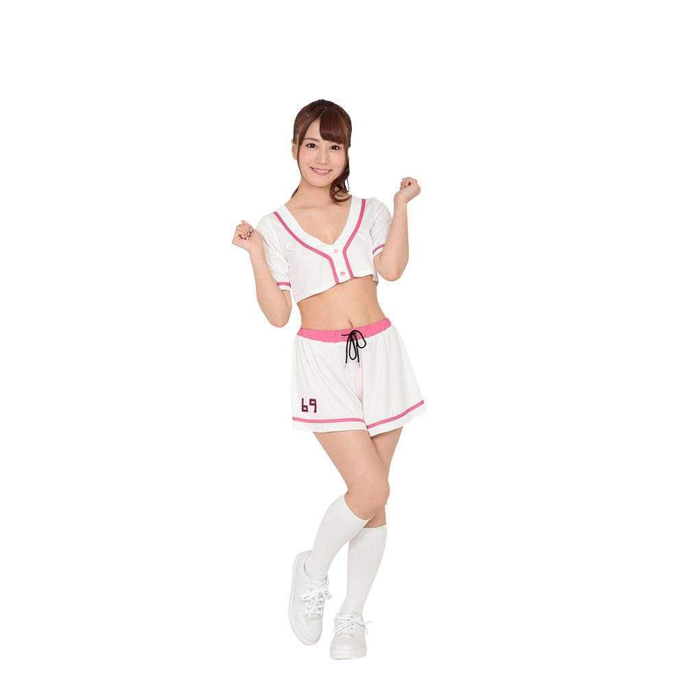 A&T - Tokyo Beer Seller Attire (White) - Costumes Durio.sg