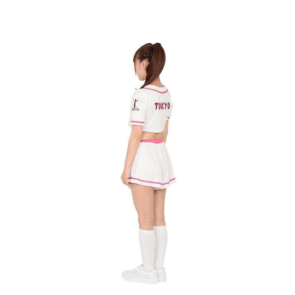 A&T - Tokyo Beer Seller Attire (White) - Costumes Durio.sg