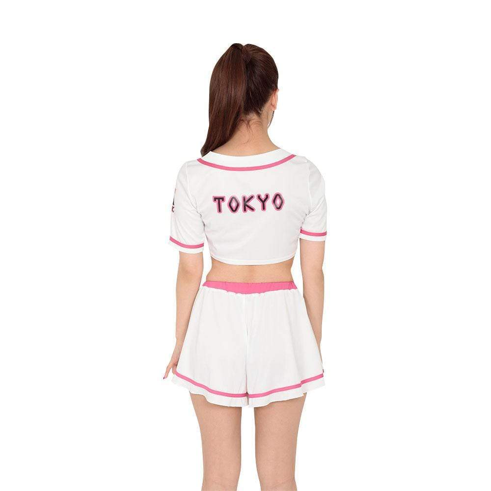 A&T - Tokyo Beer Seller Attire (White) - Costumes Durio.sg