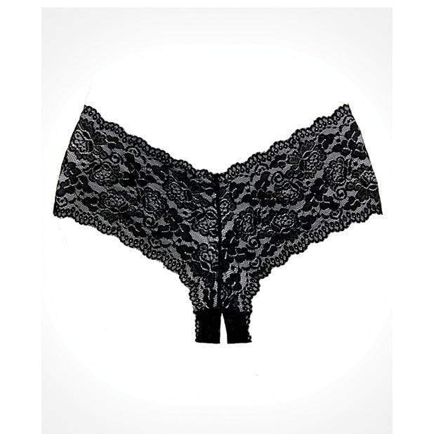 Allure Lingerie - Adore Candy Apple Panty O/S (Black) - Panties Durio.sg