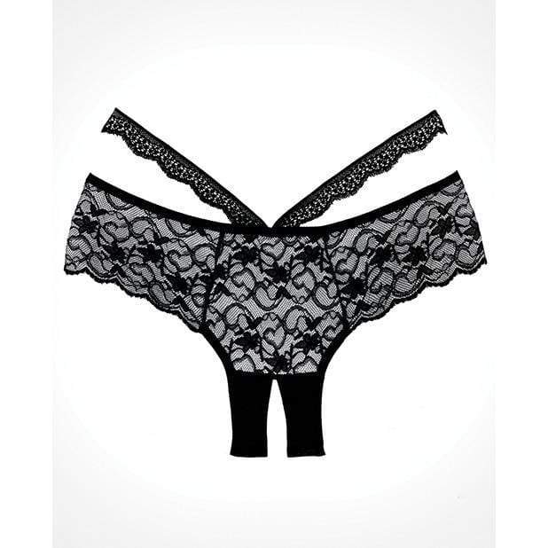 Allure Lingerie - Adore Heartbreaker Panty O/S (Black) - Panties Durio.sg