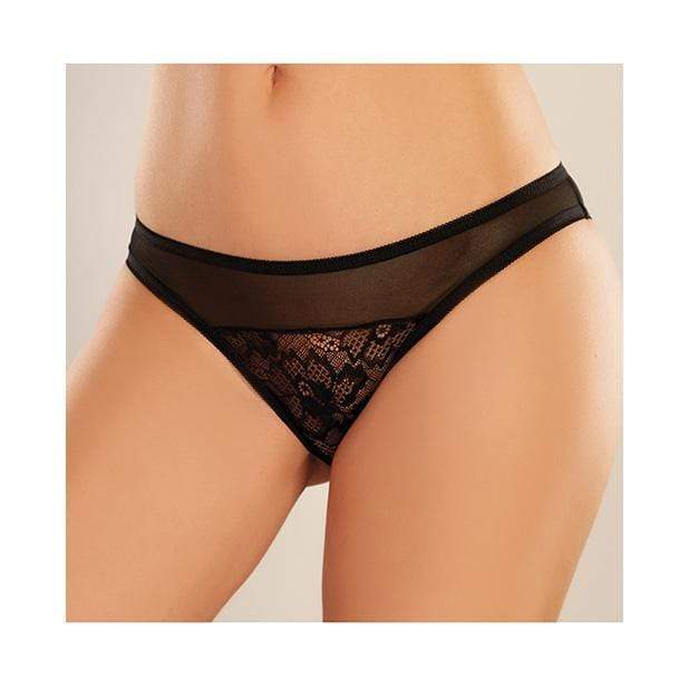 Allure Lingerie - Adore Just a Rumor Panty O/S (Black) - Panties Durio.sg