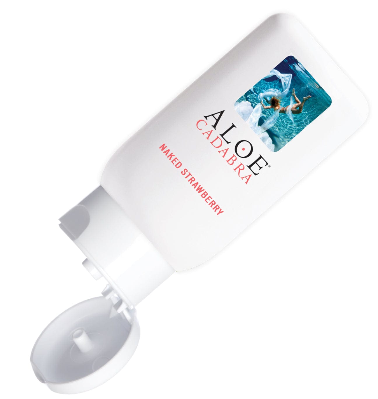 Aloe Cadabra - Organic Lubricant Flavored 2.5 oz (Naked Strawberry) - Lube (Water Based) Durio.sg