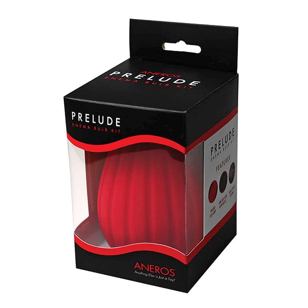 Aneros - Prelude Enema Bulb Kit (Red) - Anal Douche (Non Vibration) Durio.sg