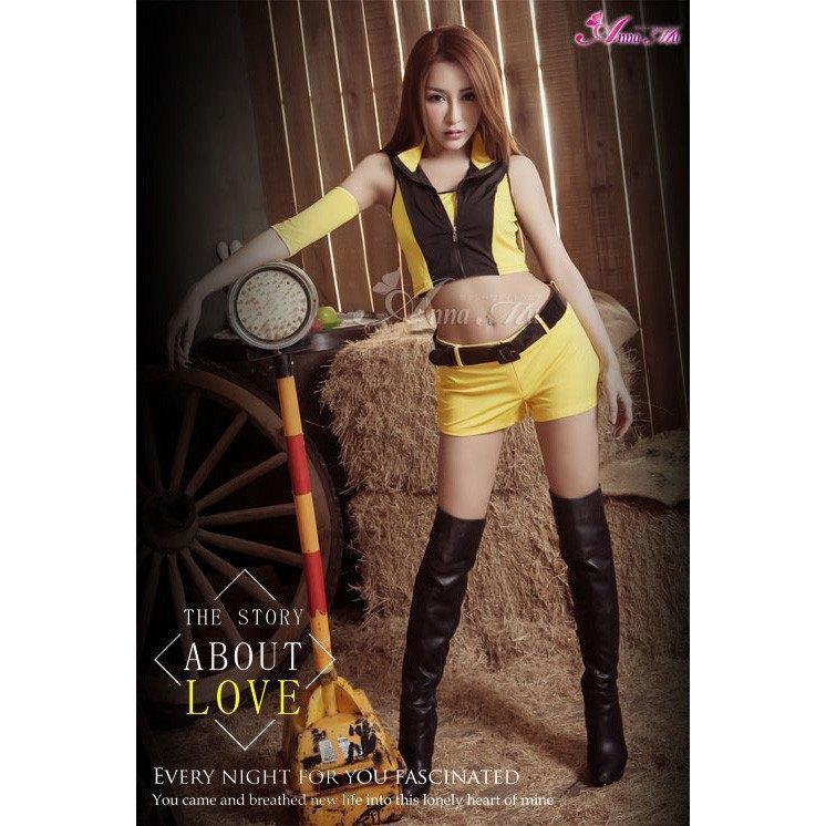 Anna Mu - Cosplay Costume Theme Party NA13030180 (Yellow) - Costumes Durio.sg