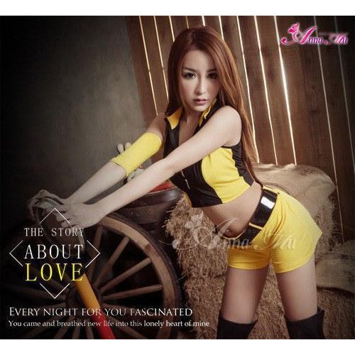 Anna Mu - Cosplay Costume Theme Party NA13030180 (Yellow) - Costumes Durio.sg