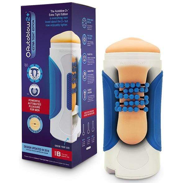 Autoblow - 2 Plus XT Hands Free Masturbator & Sleeve B (White) - Masturbator (Hands Free) AC Powered Durio.sg