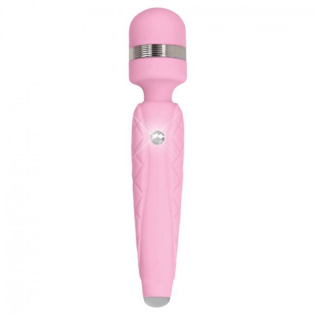 BMS - Pillow Talk Cheeky Luxurious Wand Massager (Pink) - Wand Massagers (Vibration) Rechargeable Durio.sg