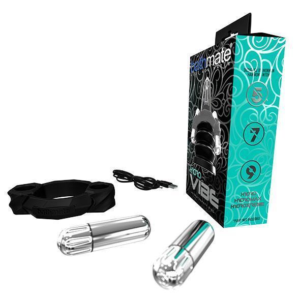 Bathmate - Hydro Vibe Hydrotherapy Ring Penis Pump Accessory (Silver) - Accessories Durio.sg