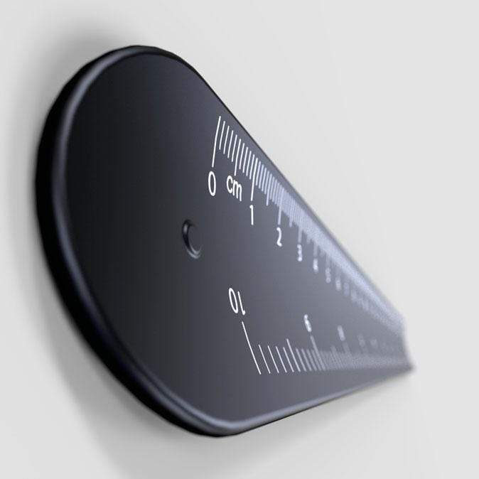 Bathmate - Measuring Gauge Ruler (Black) - Accessories Durio.sg
