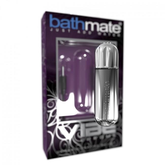 Bathmate - Vibe Chrome Rechargeable Bullet Vibrator (Silver) - Bullet (Vibration) Rechargeable Durio.sg