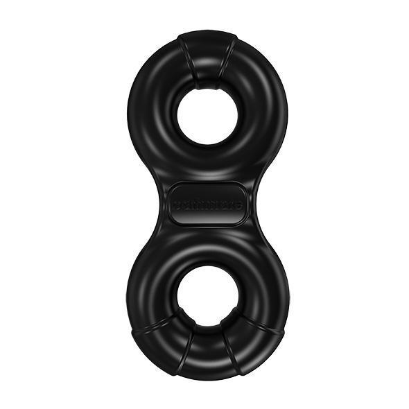 Bathmate - Vibe Ring Eight Rechargable Cock Ring (Black) - Silicone Cock Ring (Vibration) Rechargeable Durio.sg