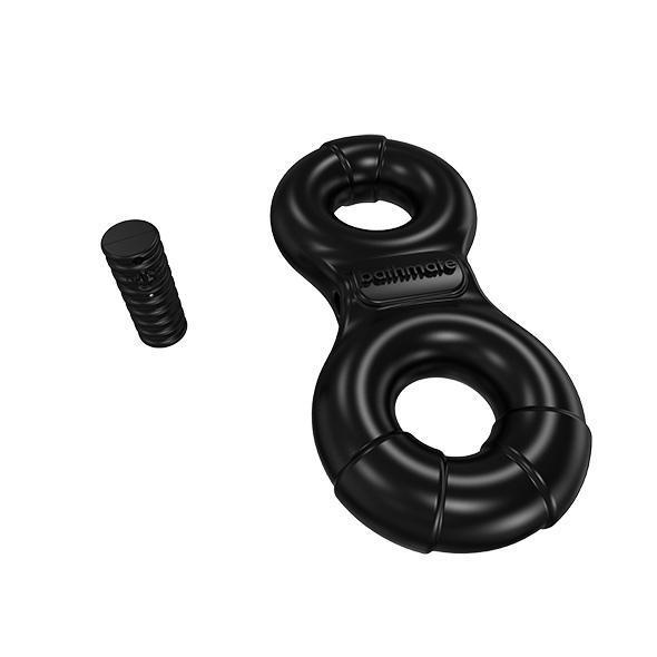 Bathmate - Vibe Ring Eight Rechargable Cock Ring (Black) - Silicone Cock Ring (Vibration) Rechargeable Durio.sg