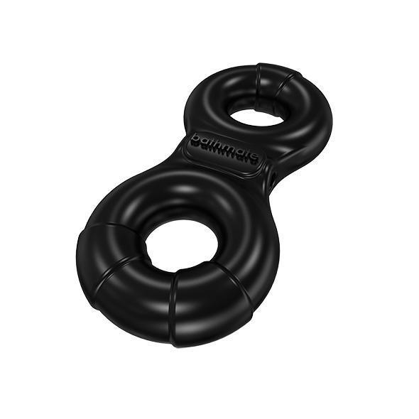 Bathmate - Vibe Ring Eight Rechargable Cock Ring (Black) - Silicone Cock Ring (Vibration) Rechargeable Durio.sg