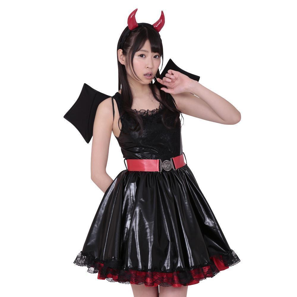 BeWith - Angel Girl in Devildom Costume (Black) - Costumes Durio.sg