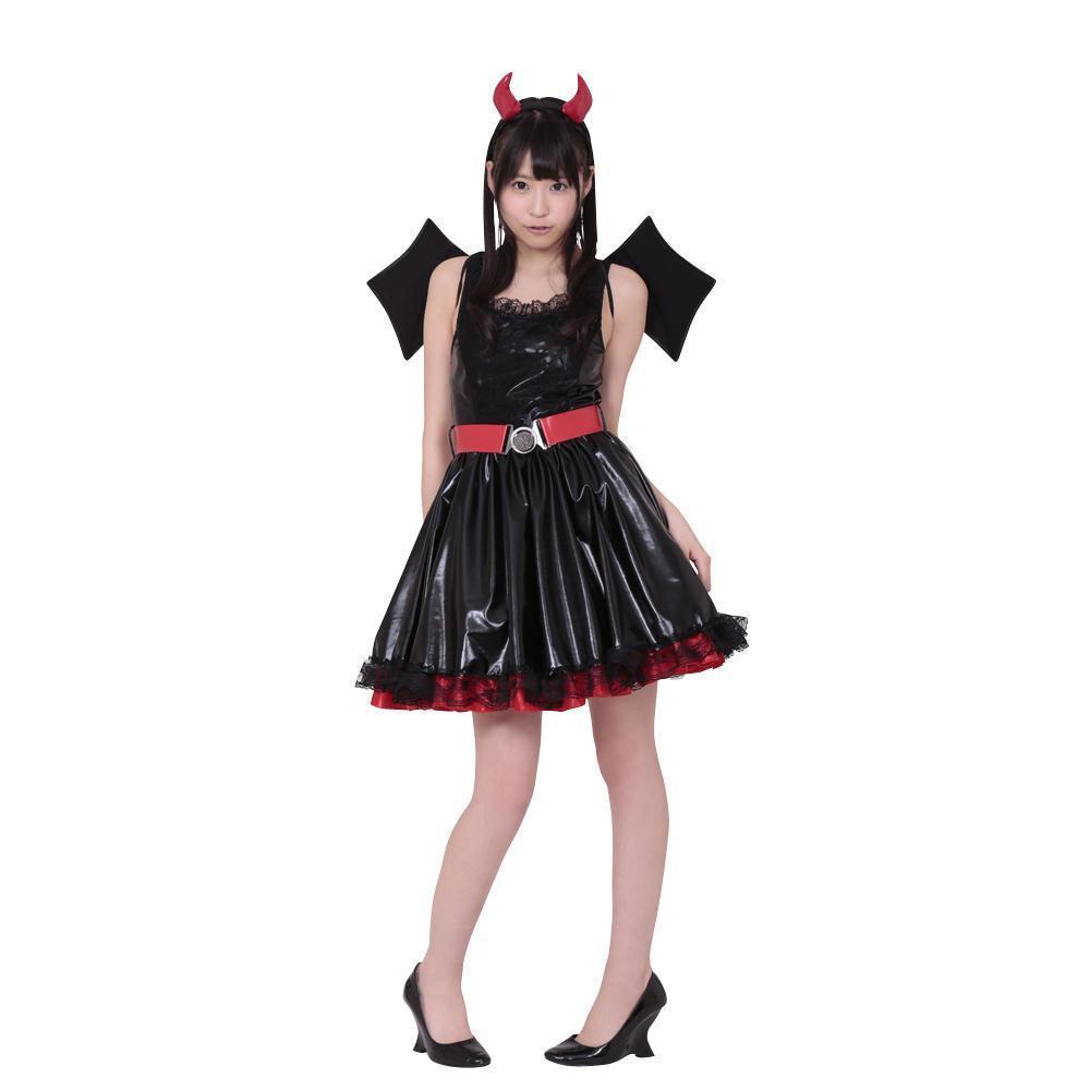 BeWith - Angel Girl in Devildom Costume (Black) - Costumes Durio.sg