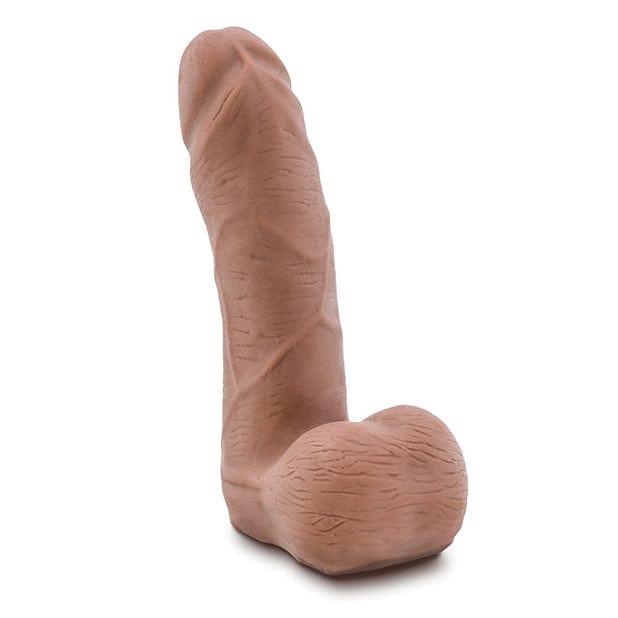 Blush Novelties - Au Naturel Carlito Realistic Dildo with Balls 5.5" (Beige) - Realistic Dildo w/o suction cup (Non Vibration) Durio.sg