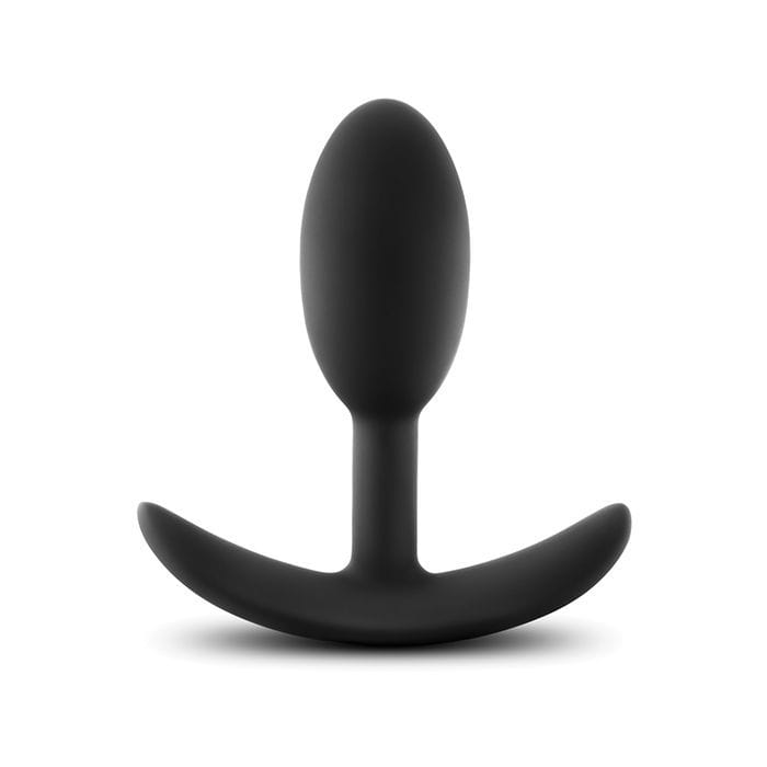 Blush Novelties - Luxe Wearable Vibra Slim Anal Plug Small (Black) - Anal Plug (Non Vibration) Durio.sg