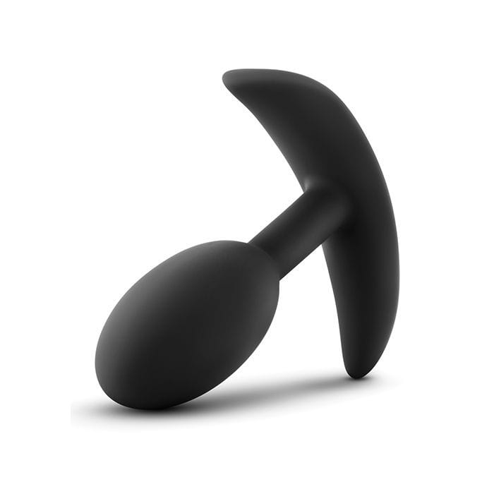 Blush Novelties - Luxe Wearable Vibra Slim Anal Plug Small (Black) - Anal Plug (Non Vibration) Durio.sg