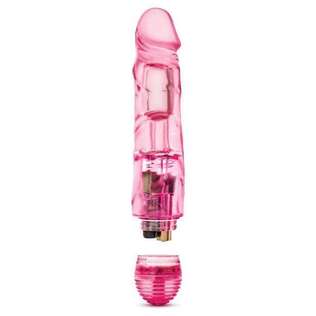 Blush Novelties - Naturally Yours The Little One Vibrator (Pink) - Realistic Dildo w/o suction cup (Vibration) Non Rechargeable Durio.sg