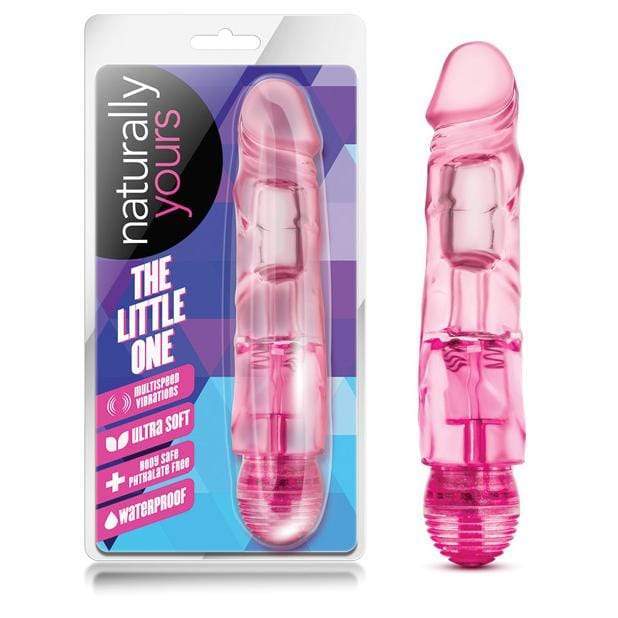 Blush Novelties - Naturally Yours The Little One Vibrator (Pink) - Realistic Dildo w/o suction cup (Vibration) Non Rechargeable Durio.sg