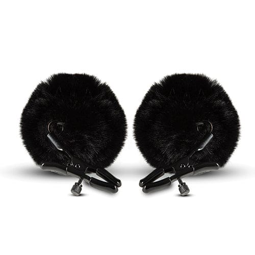 Blush Novelties - Noir Pom Adjustable Nipple Clamps (Black) - Nipple Clamps (Non Vibration) Durio.sg