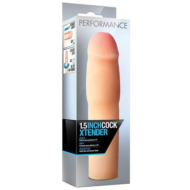 Blush Novelties - Performance Cock Xtender 1.5" (Beige) - Cock Sleeves (Non Vibration) Durio.sg