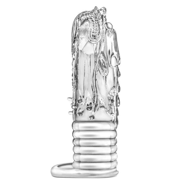 Blush Novelties - Performance Enter the Dragon Textured Penis Sleeve (Clear) - Cock Sleeves (Non Vibration) Durio.sg