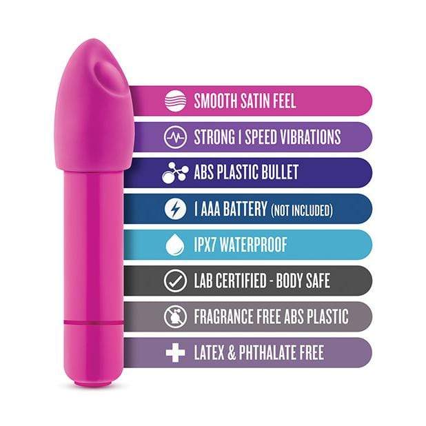 Blush Novelties - Rose Euphoria Single Speed Bullet Vibrator (Pink) - Bullet (Vibration) Non Rechargeable Durio.sg