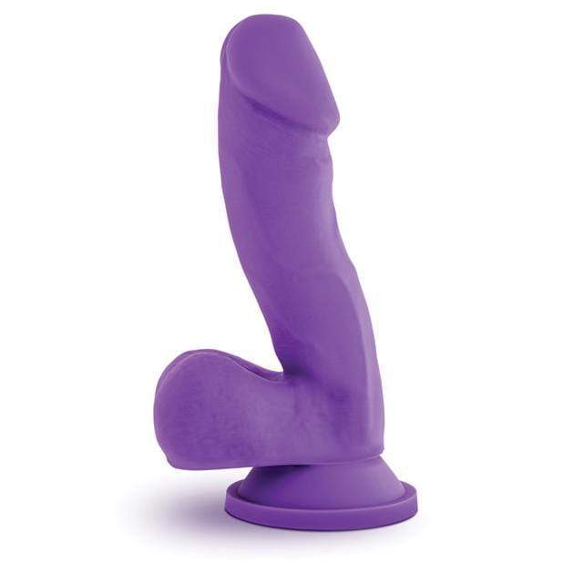 Blush Novelties - Ruse Juicy Pleasure Dildo 7" (Purple) - Realistic Dildo with suction cup (Non Vibration) Durio.sg