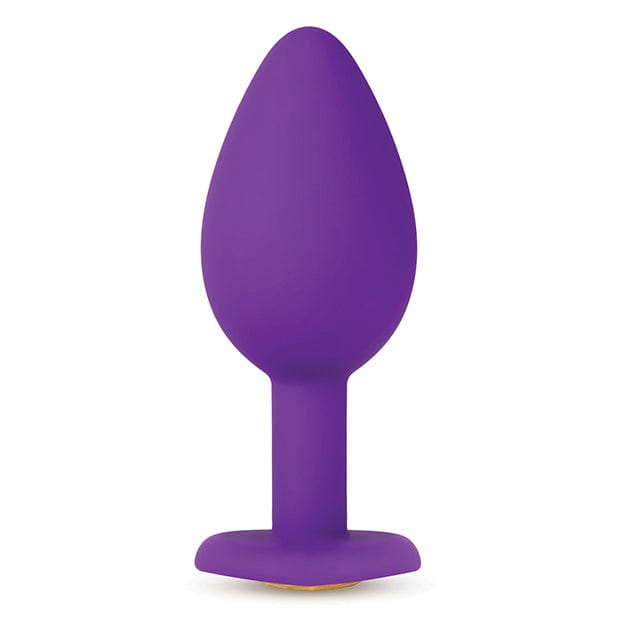 Blush Novelties - Temptasia Bling Anal Plug with Gem Small (Purple) - Anal Plug (Non Vibration) Durio.sg