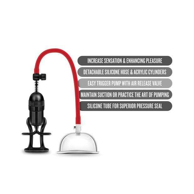 Blush Novelties - Temptasia Intense Pussy Pump System (Clear) - Nipple Pumps (Vibration) Non Rechargeable Durio.sg