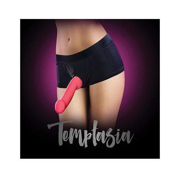 Blush Novelties - Temptasia Strap On Harness Briefs M (Black) - Strap On w/o Dildo Durio.sg