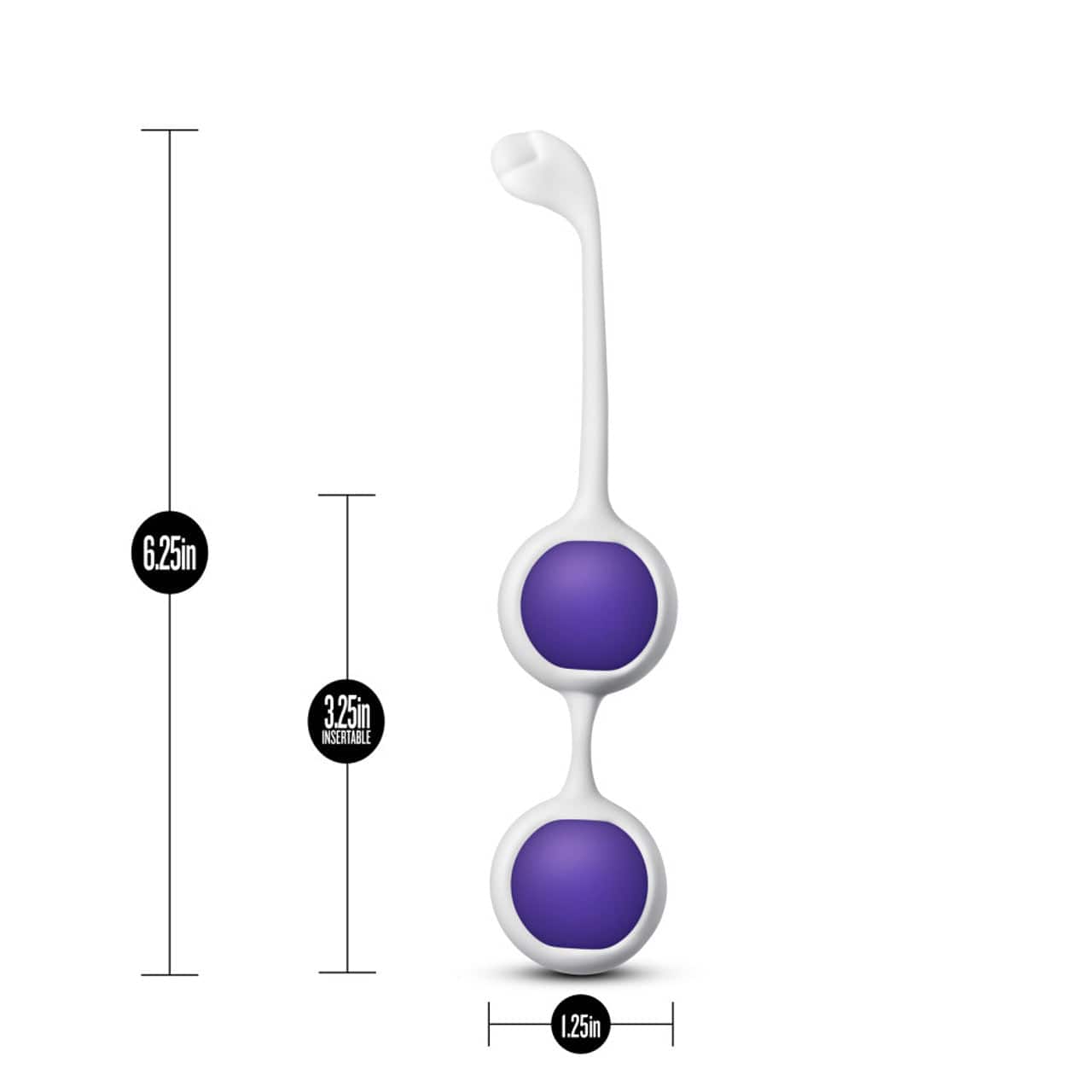 Blush Novelties - Wellness Progressive Kegel Training Kit (Purple) - Kegel Balls (Non Vibration) Durio.sg